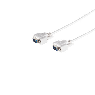 SUB-D connection cable 2x9-pol. Sub-D-plug 1,8m