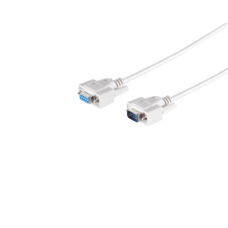 SUB-D Ext. 9pol Sub-D-pl./9pol Sub-D-jack 1.8m