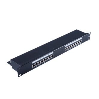 cat 6 19"-Patchpanel 16 Port