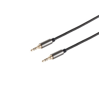 BlackCotton AUX Cable, 3,5mm, 2,5m