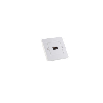 HDMI wall socket single, 4K