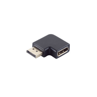 DisplayPort 1.4 adapter, 90° angle right, 8K