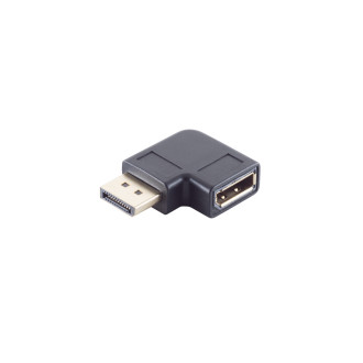 DisplayPort 1.4 adapter, 90° angle left, 8K