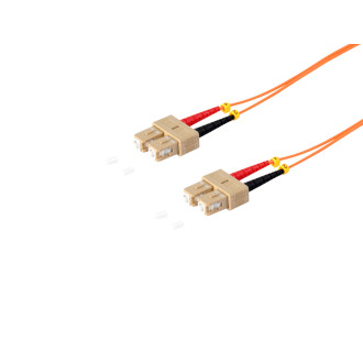 Duplex Patchcable SC/SC 50/125µ, OM2 1,0m