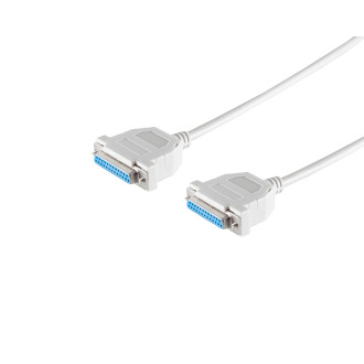 SUB-D connection cable 2x25pin. Sub D-jack 1.8m