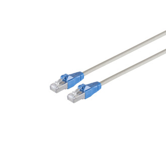 Patchcable Cat. 6A EasyPull, LSZH, grey, 1m