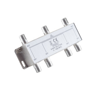 F-Serie, splitter, 6-way, 5-1000 MHz, 85 dB