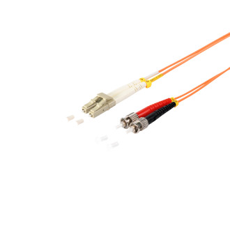 Duplex Patchcable LC/ST 50/125µ, OM2 3,0m