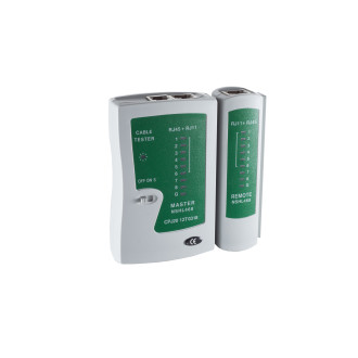 Cable tester, network, RJ-11/RJ-12, RJ-45