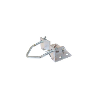 mast base clamp, steel galvanised, max 60mm