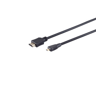 HDMI (A) pl. - HDMI (D) pl. micro gp. UHD 2m