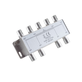 F-Serie, splitter 8-way, 5-1000 MHz, 85 dB