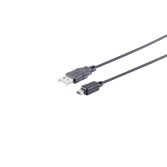 USB2.0 A plug to mini USB 2.0-12pin plug, 1,5m