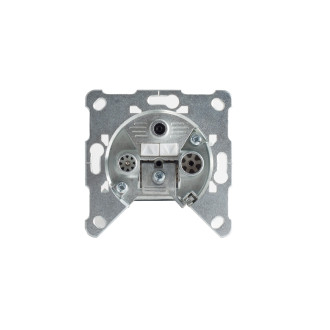 Antenna socket, clamp function, TV/Radio/SAT, 10dB