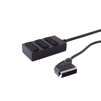 Scart-distributors x, fully wired, 0.5m