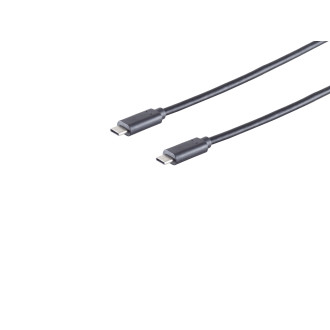 USB-C connecting cable, 3.1 Gen 2, black, 1.5m
