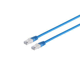 Patchkabel cat 6 S/FTP PIMF Halogenfree blue 7,5m