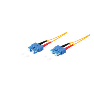 Duplex Patchcable SC/SC 9/125µ, OS1/OS2 ye 10m