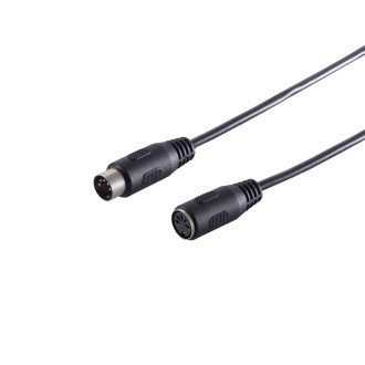 DIN Extension - 5 pin DIN plug/jack, 5,0m